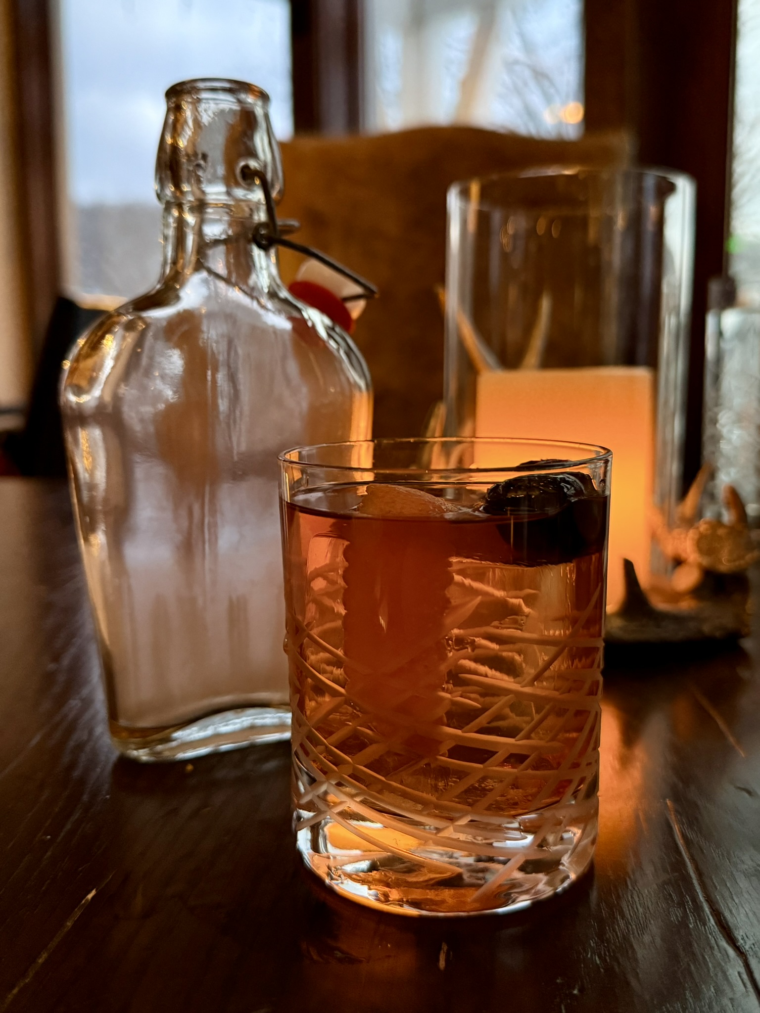 House old fashioned at Worman Bistro